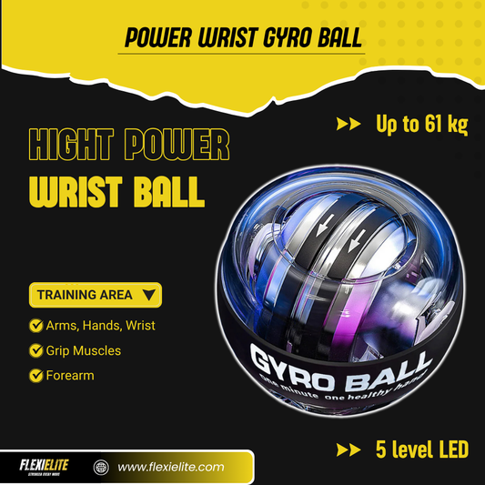 LED Gyroscopic Power Trainer ball Autostart Range Gyro Power Wrist Ball Arm Hand Muscle Force Trainer Fitness Equipment